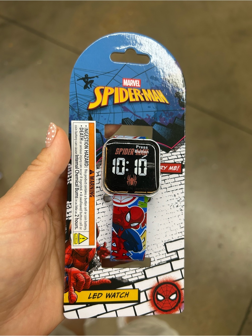 Marvel Spider-Man Kids LED Watch